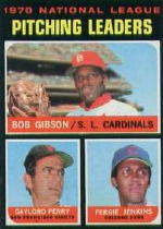 1971 Topps Baseball Cards      070      Bob Gibson/Gaylord Perry/Fergie Jenkins LL